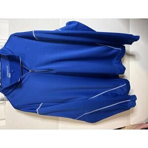 Nike Golf Therma-Fit Blue Quarter-Zip Pullover XXL 383